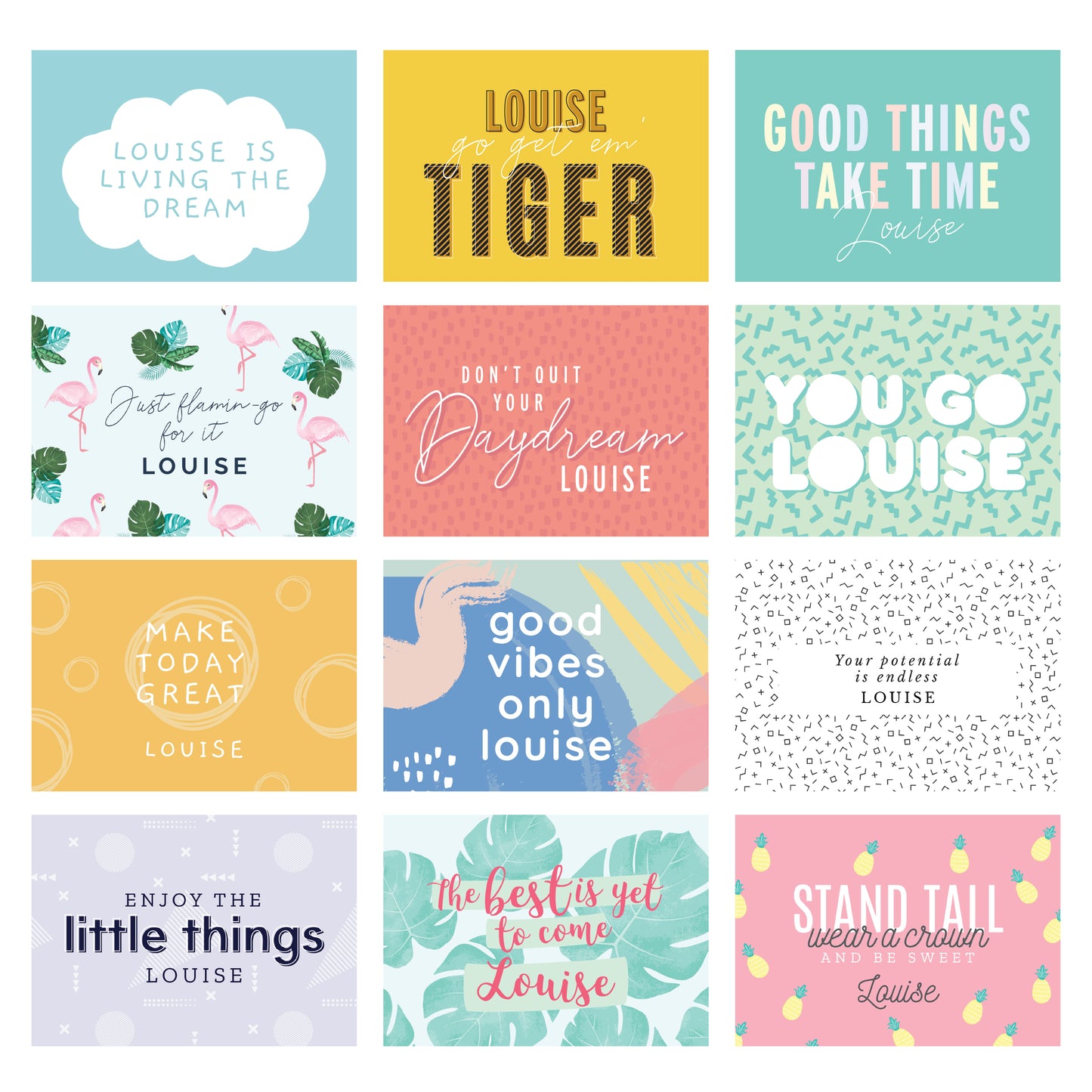 Personalised Motivational Quotes Desk Calendar - Personalise It!
