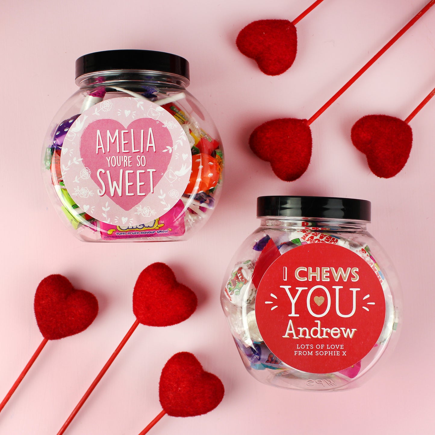 Personalised I Chews You Sweet Jar - Personalise It!