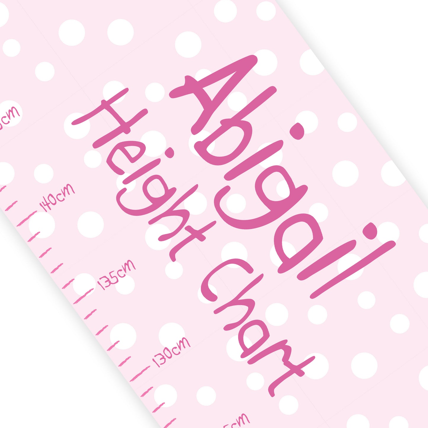 Personalised Fairy Height Chart - Personalise It!