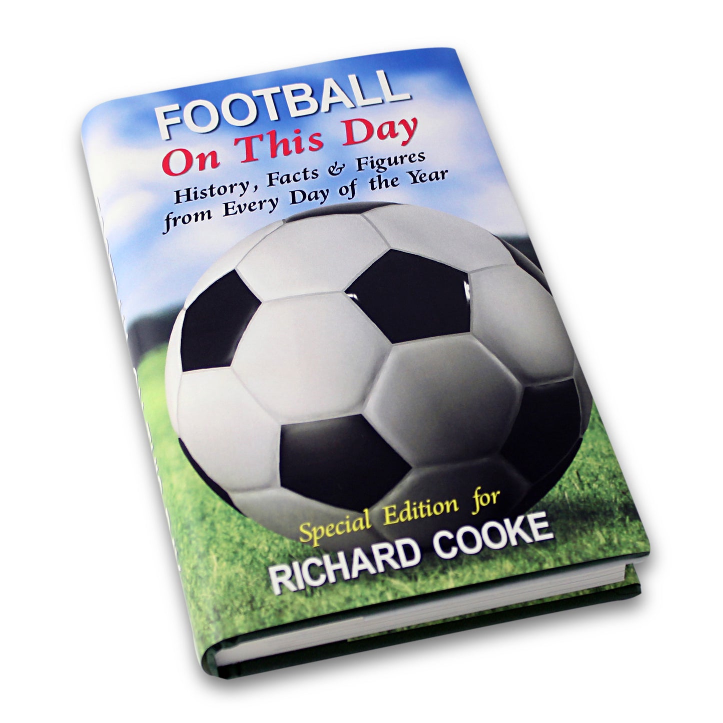 Personalised Football On This Day Book - Personalise It!