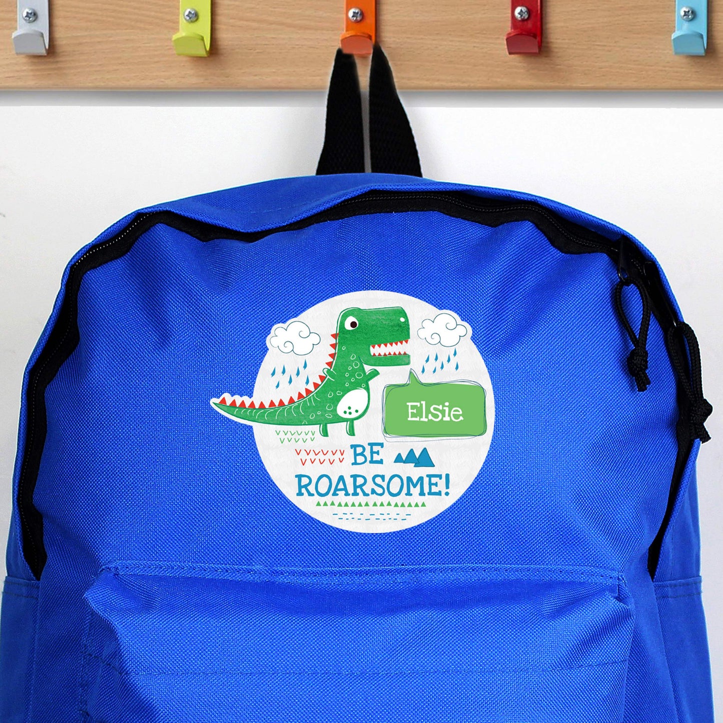 Personalised 'Be Roarsome' Dinosaur Backpack - Personalise It!