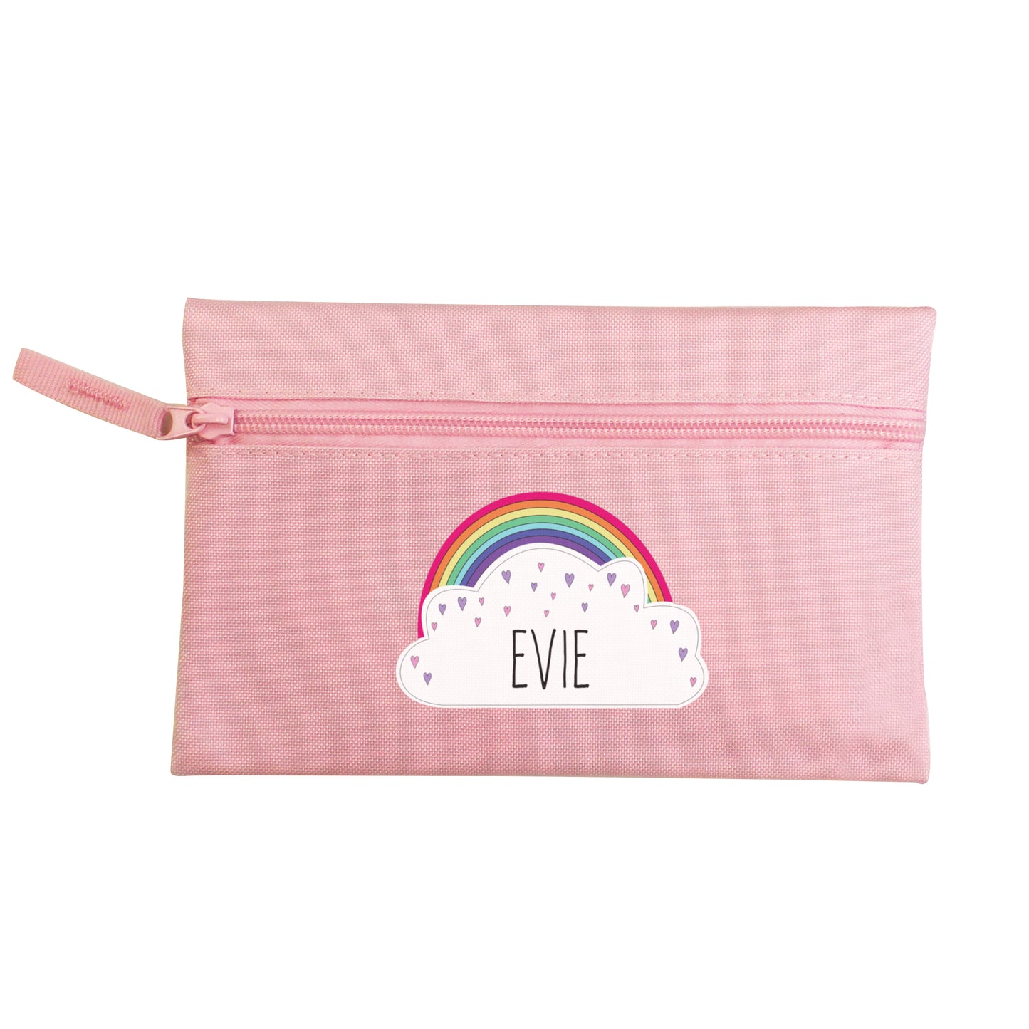 Personalised Rainbow Pink Pencil Case - Personalise It!
