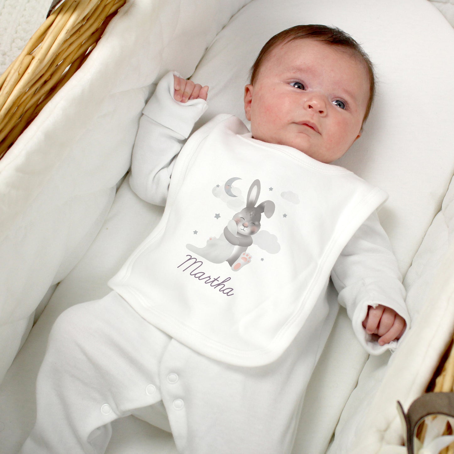 Personalised Baby Bunny Bib - Personalise It!
