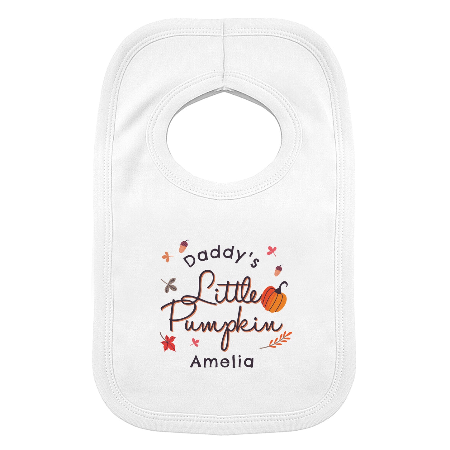 Personalised Little Pumpkin Bib - Personalise It!