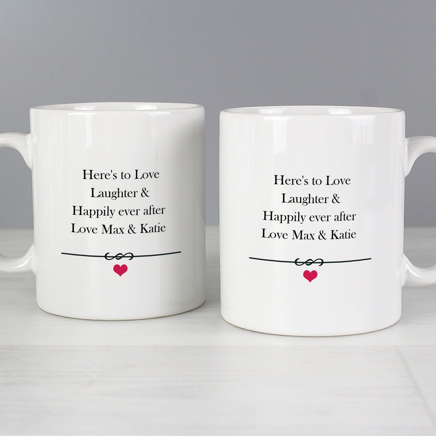 Personalised Mr & Mrs Mug Set - Personalise It!