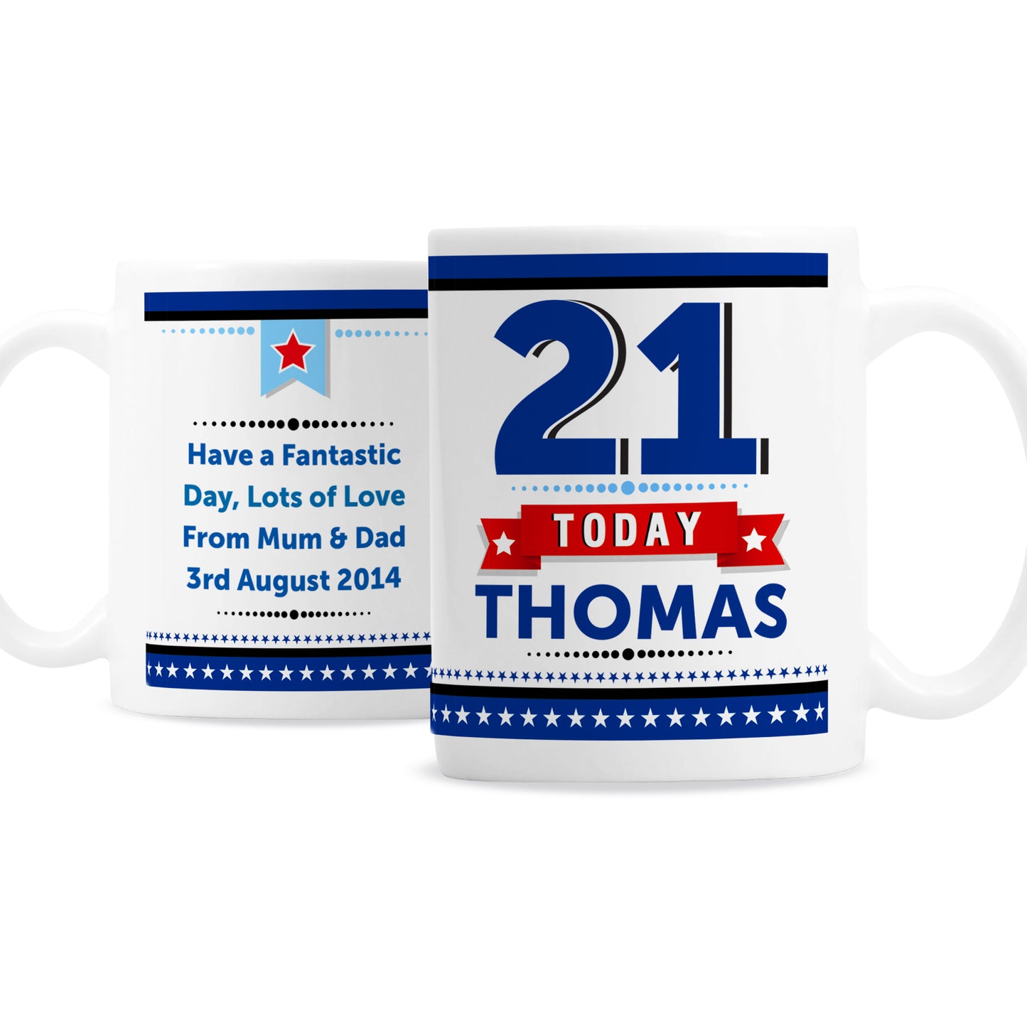 Personalised Birthday Star Mug - Personalise It!