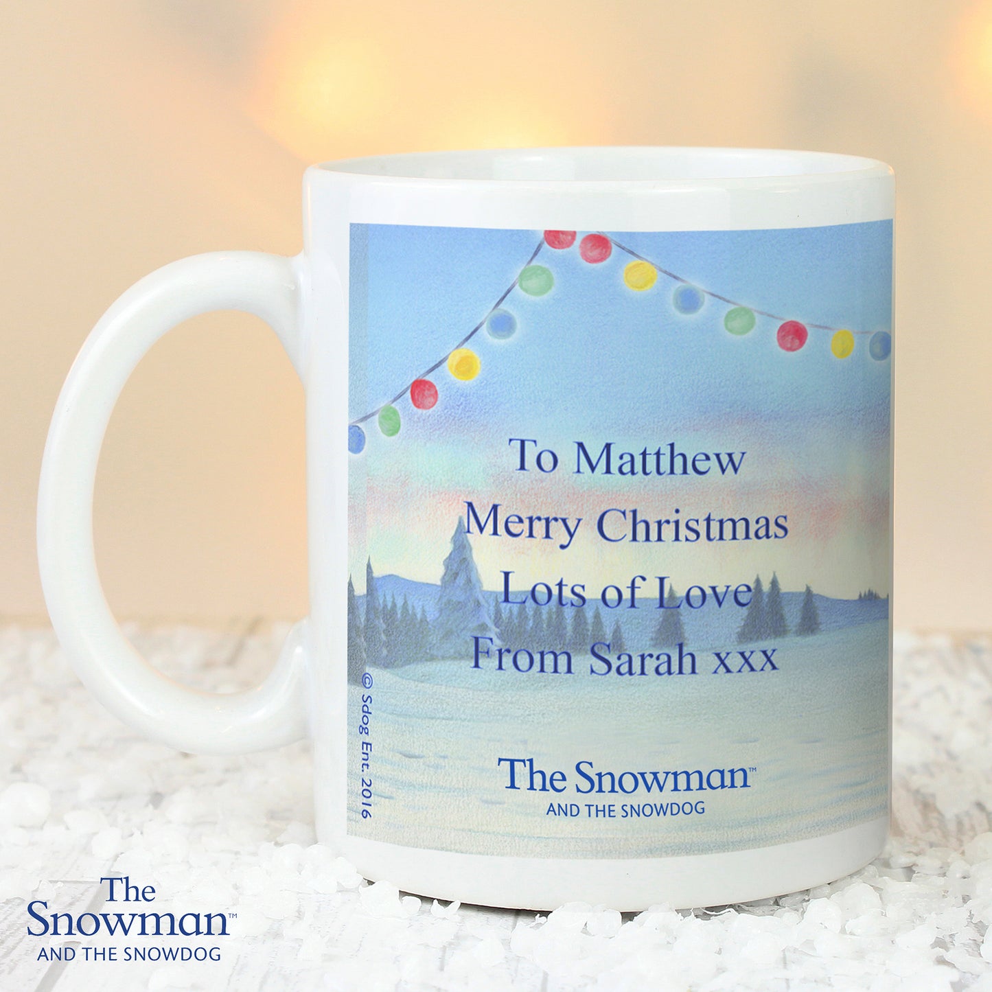 Personalised The Snowman and the Snowdog Mug - Personalise It!
