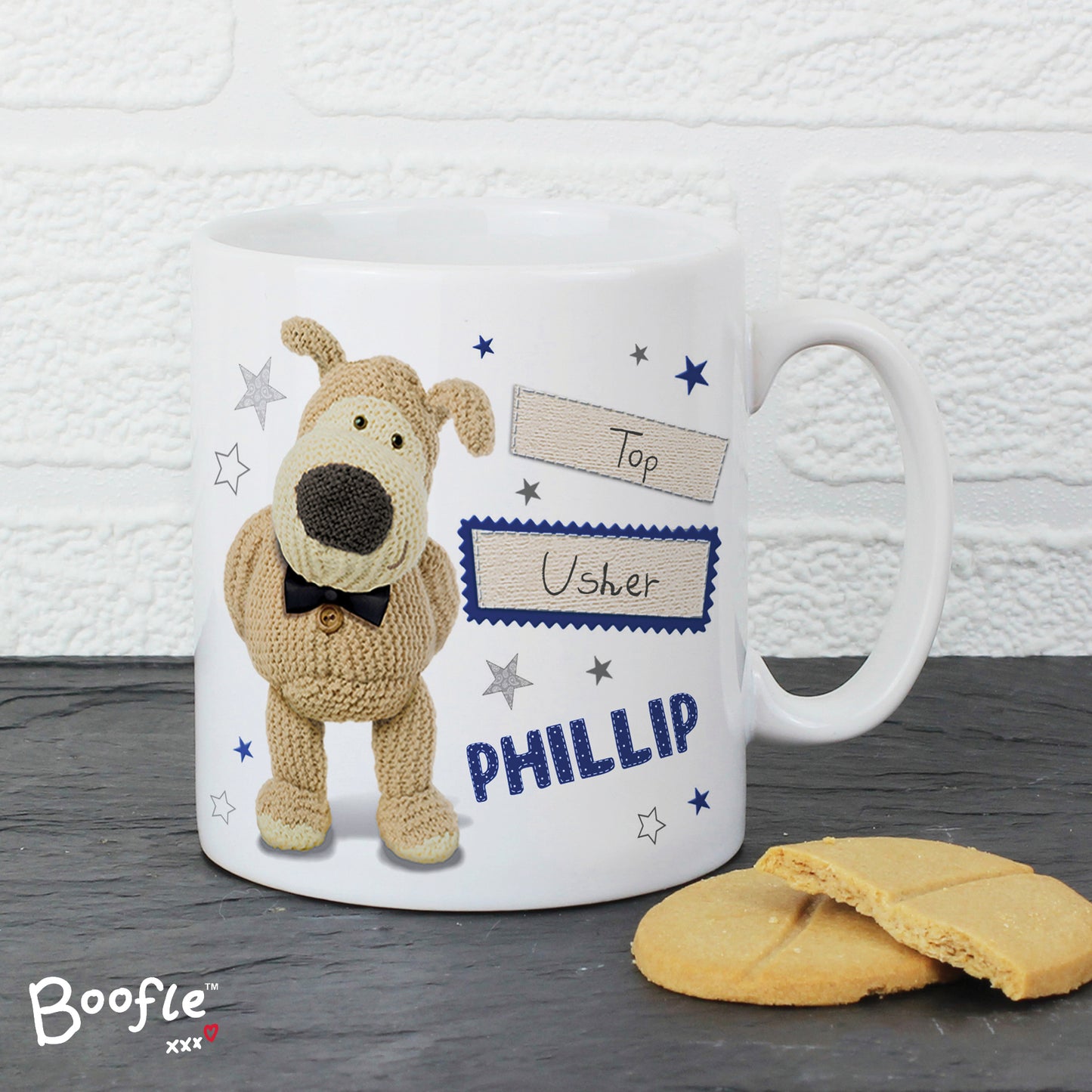 Personalised Boofle Male Wedding Mug - Personalise It!