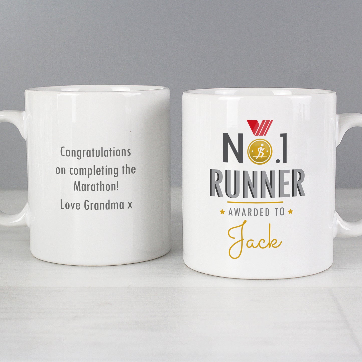 Personalised No.1 Runner Mug - Personalise It!