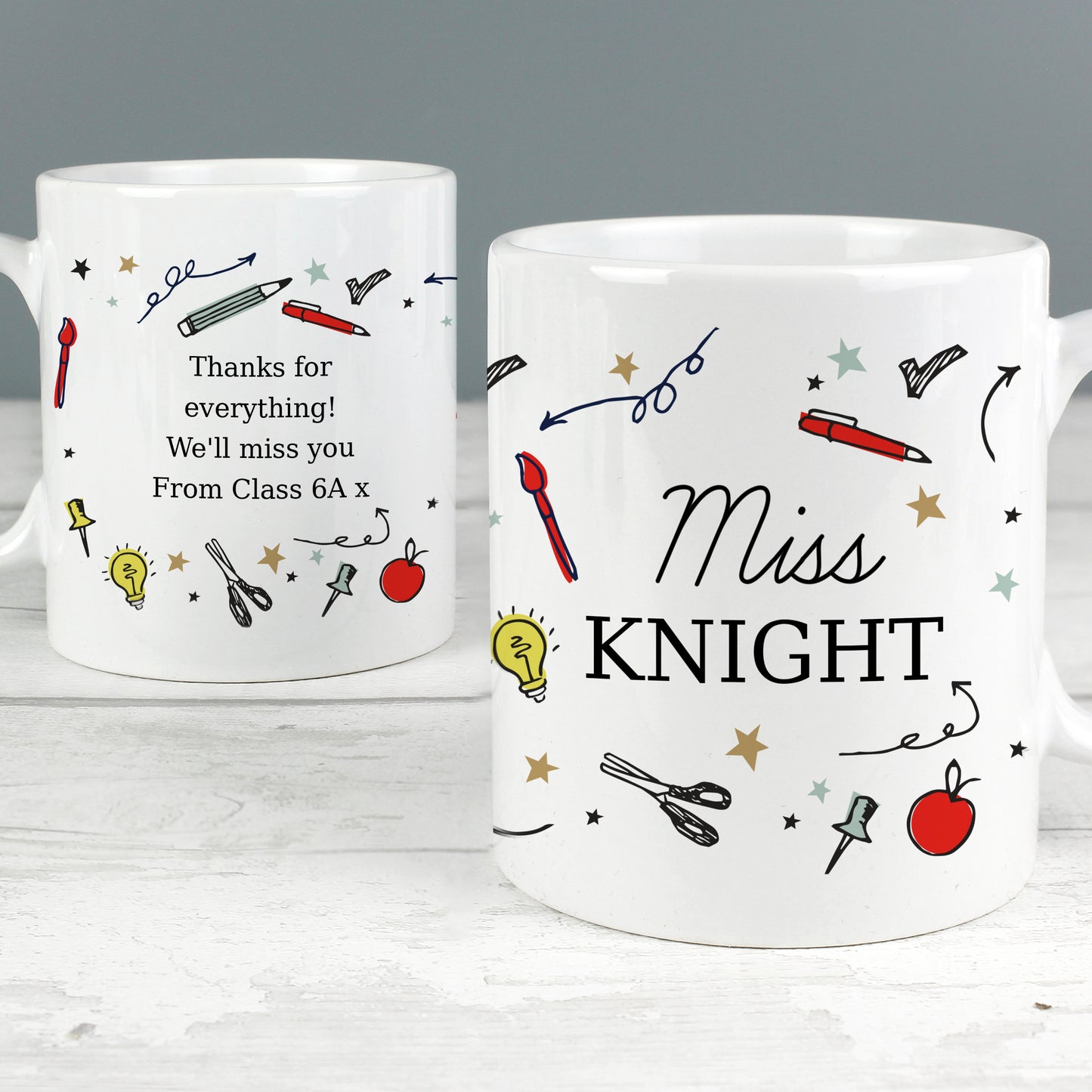 Personalised School Teachers Mug - Personalise It!
