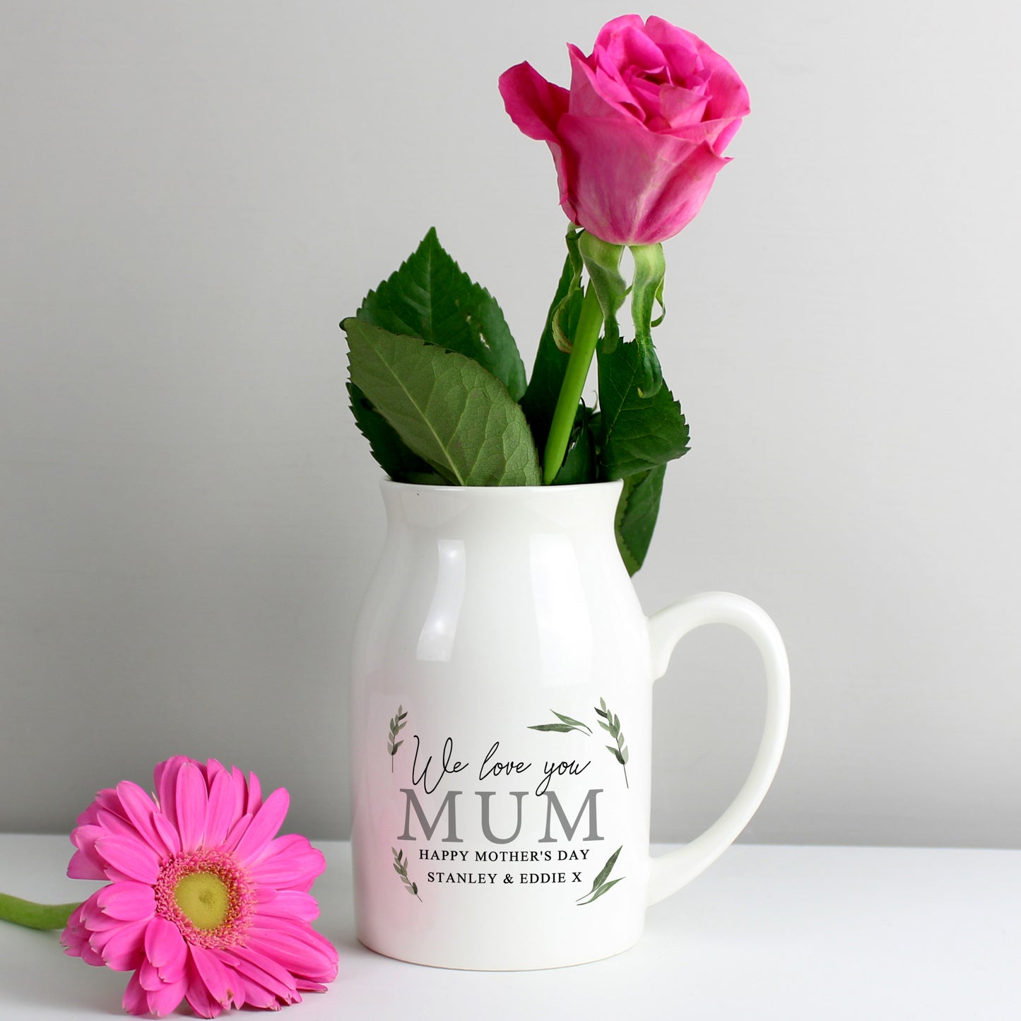 Personalised Botanical Flower Jug - Personalise It!