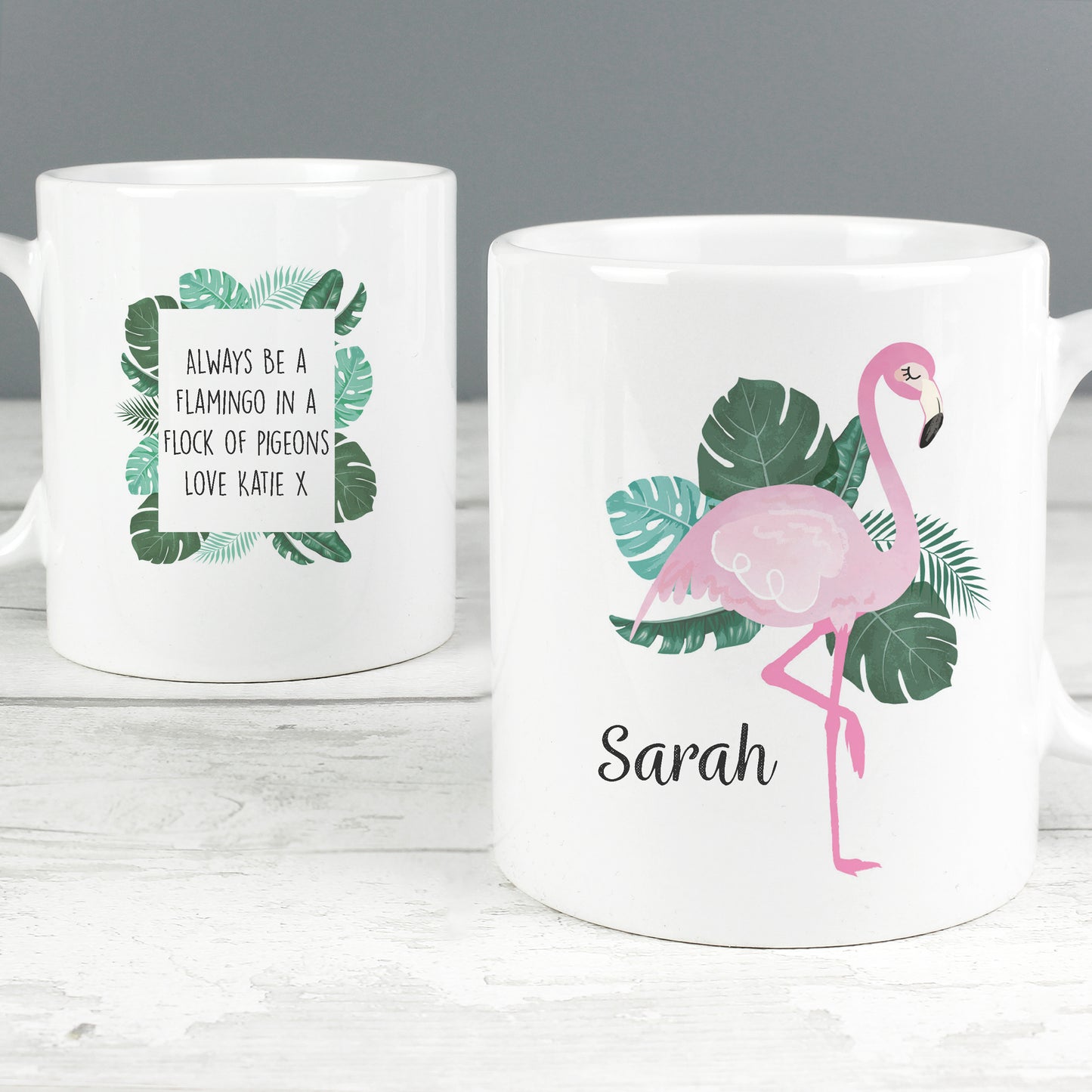 Personalised Flamingo Mug - Personalise It!