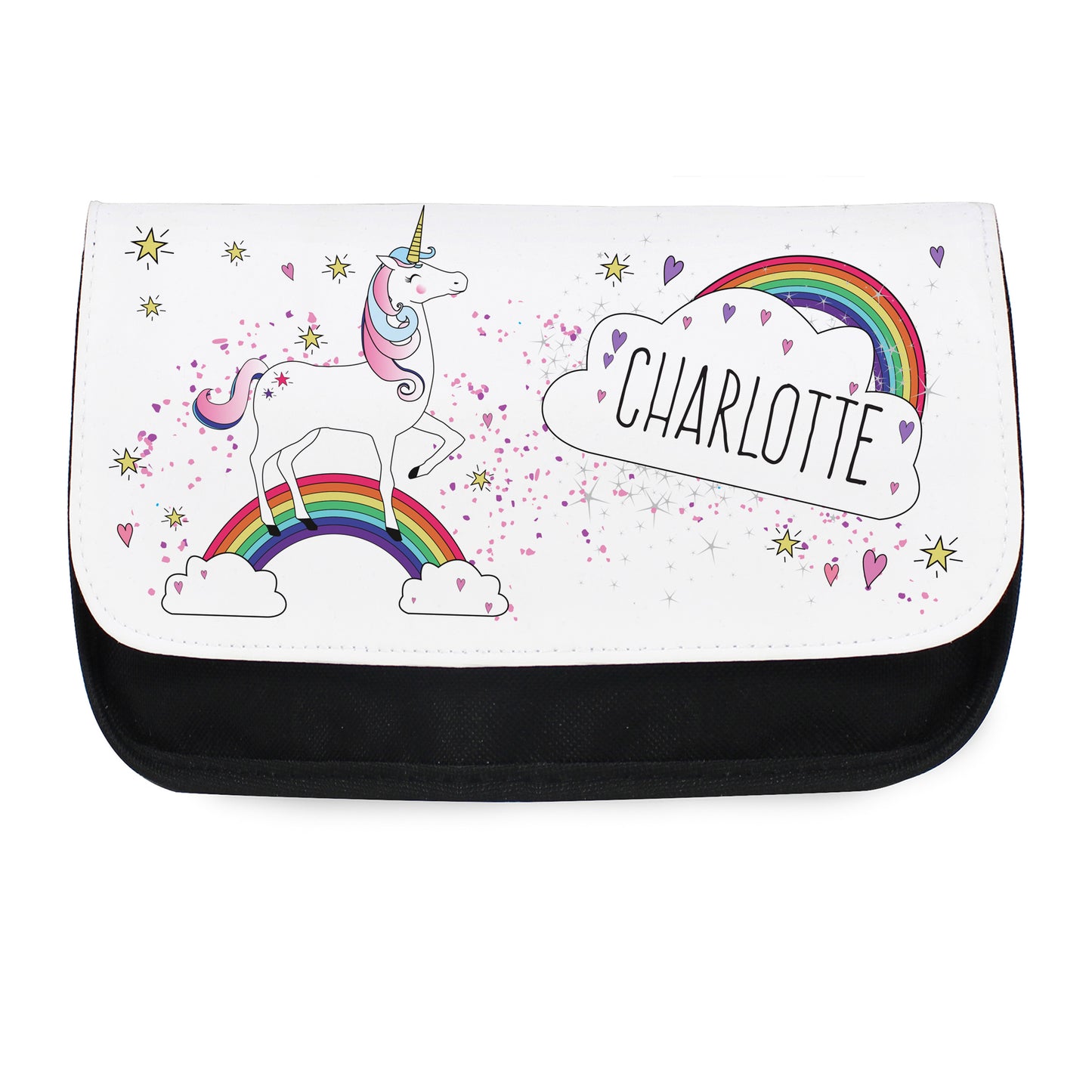 Personalised Unicorn Make Up Bag - Personalise It!