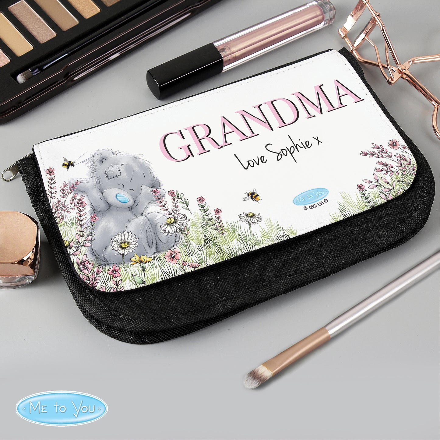 Personalised Me to You Bees Make Up Bag - Personalise It!