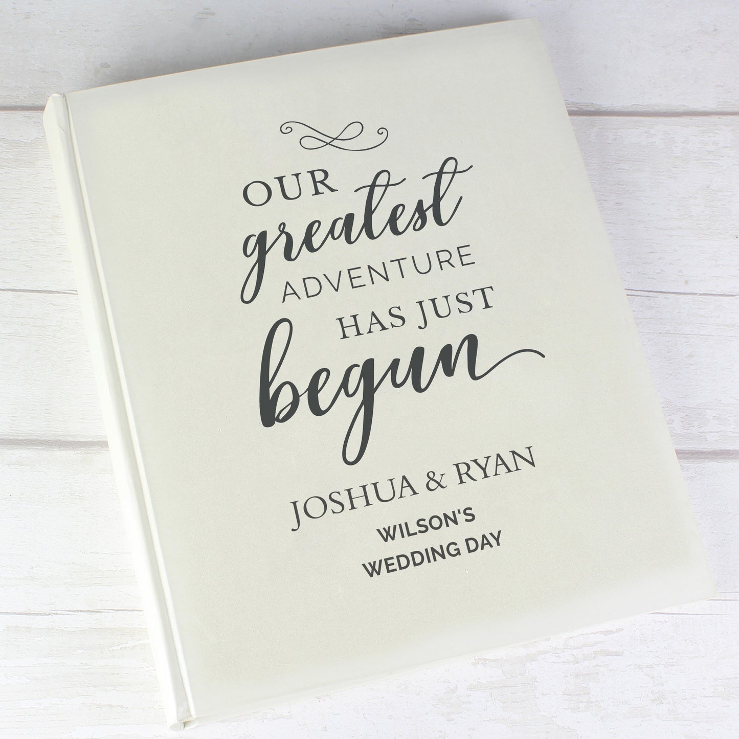 Personalised Our Greatest Adventure Traditional Album - Personalise It!
