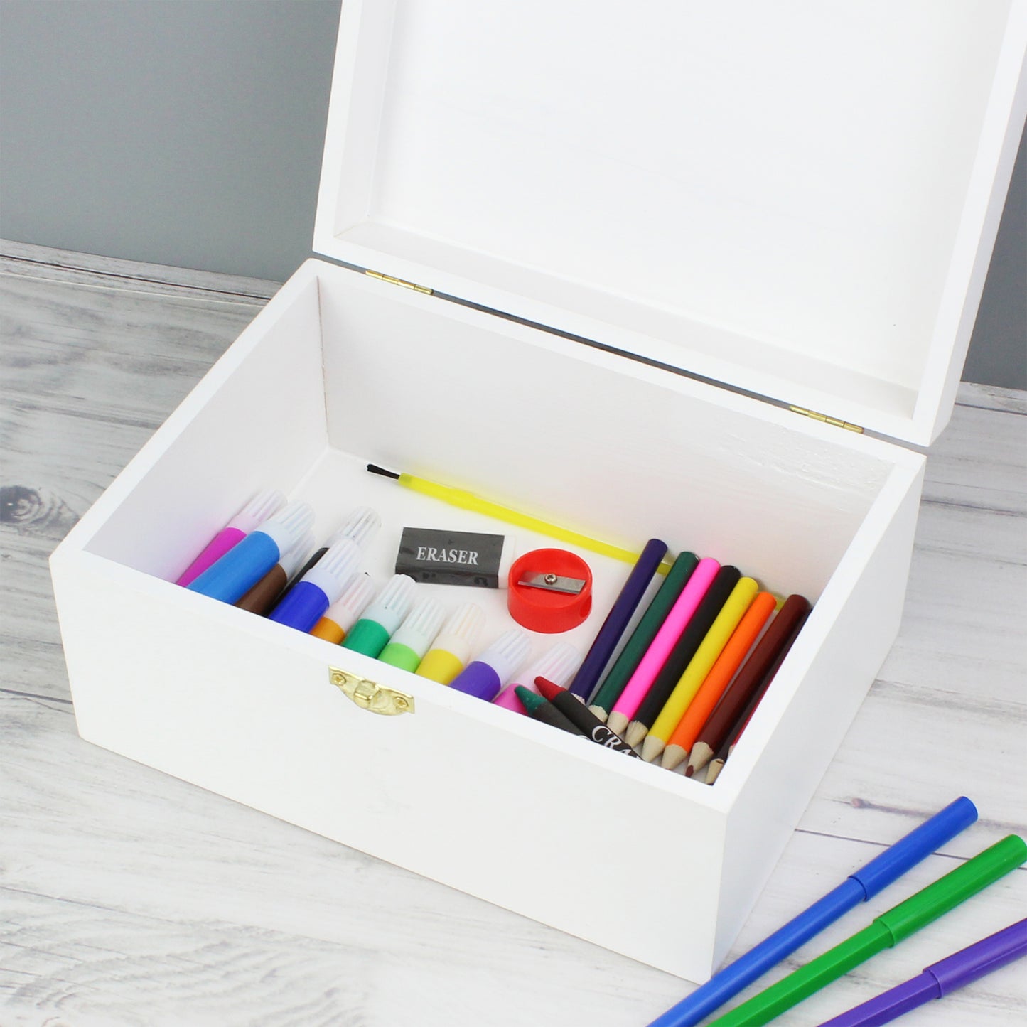 Personalised Unicorn White Wooden Keepsake Box - Personalise It!