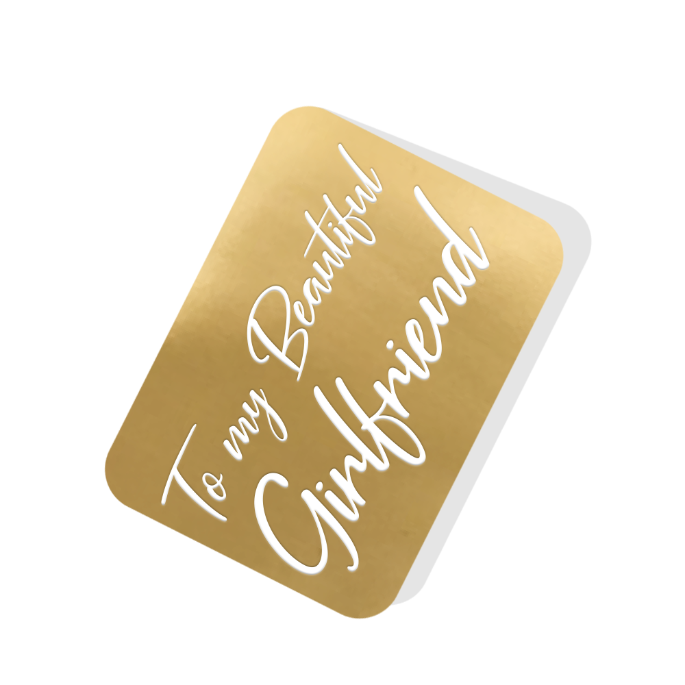 To My Gorgeous Girlfriend Happy Easter Pop Up Greeting Card