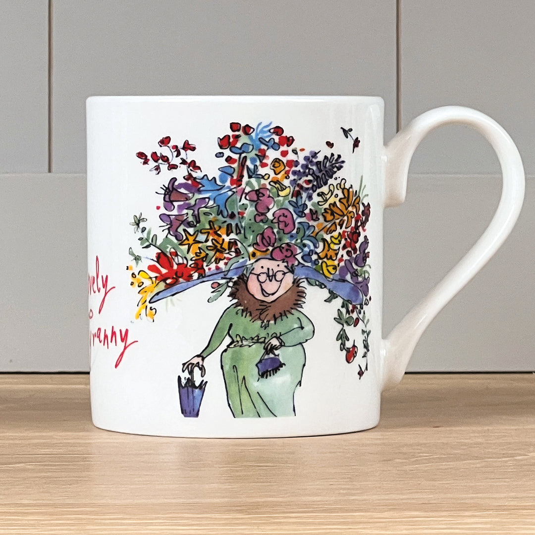 Quentin Blake Lovely Granny Bone China Mug