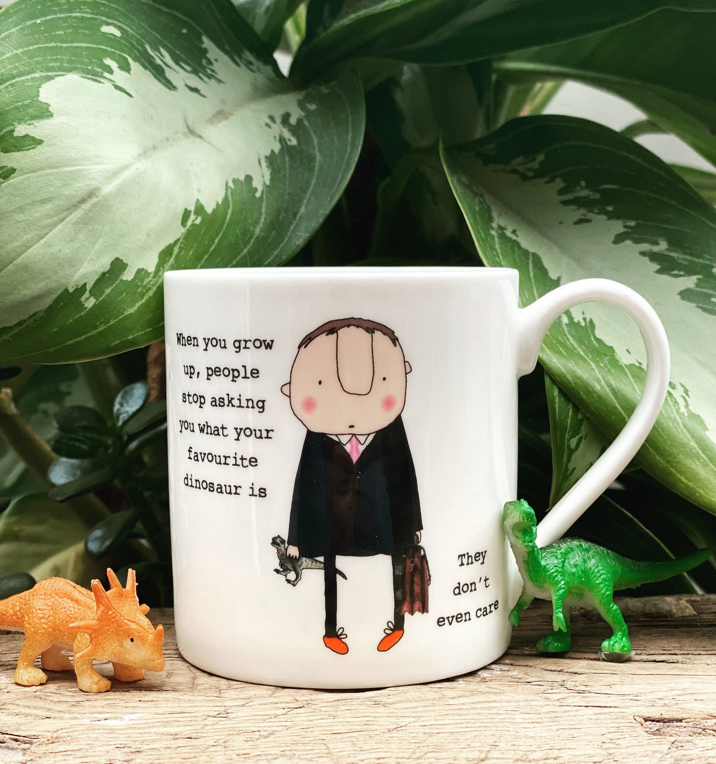 Rosie Made A Thing Favourite Dinosaur Bone China Mug