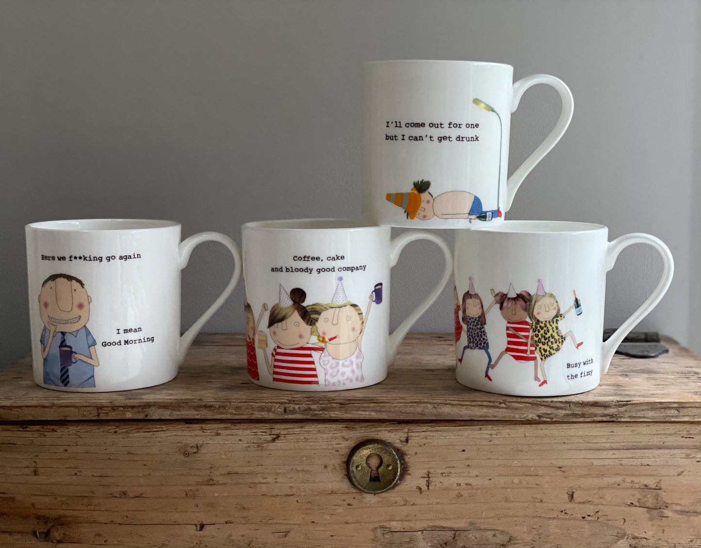 Rosie Made A Thing I'll Come Out For One Bone China Mug