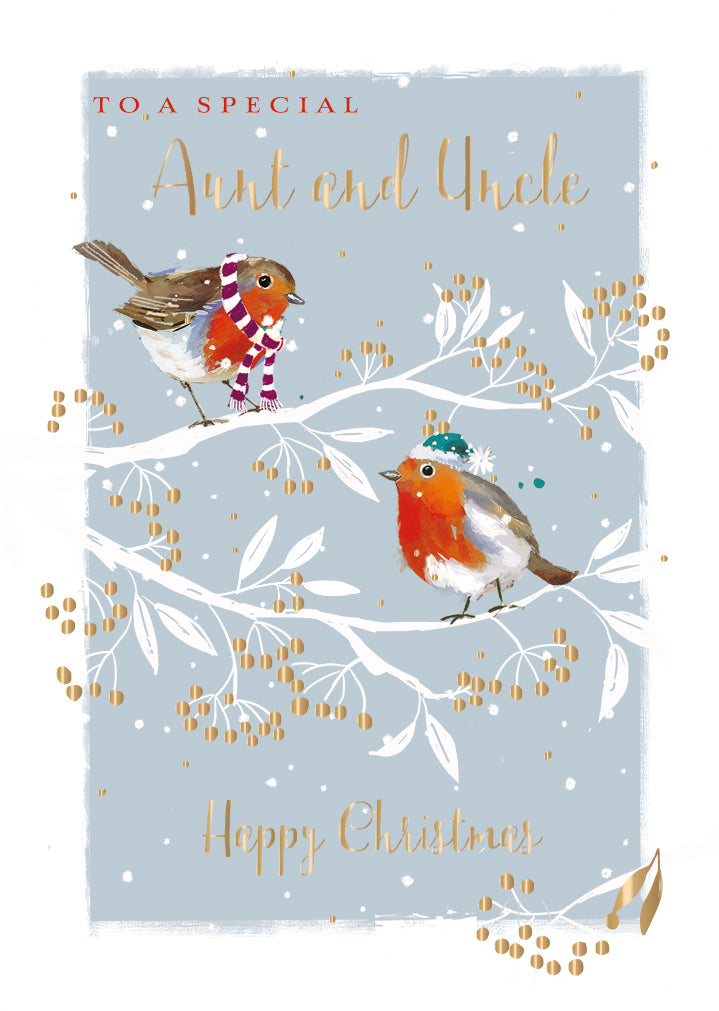 To A Special Aunt & Uncle Christmas Greeting Card