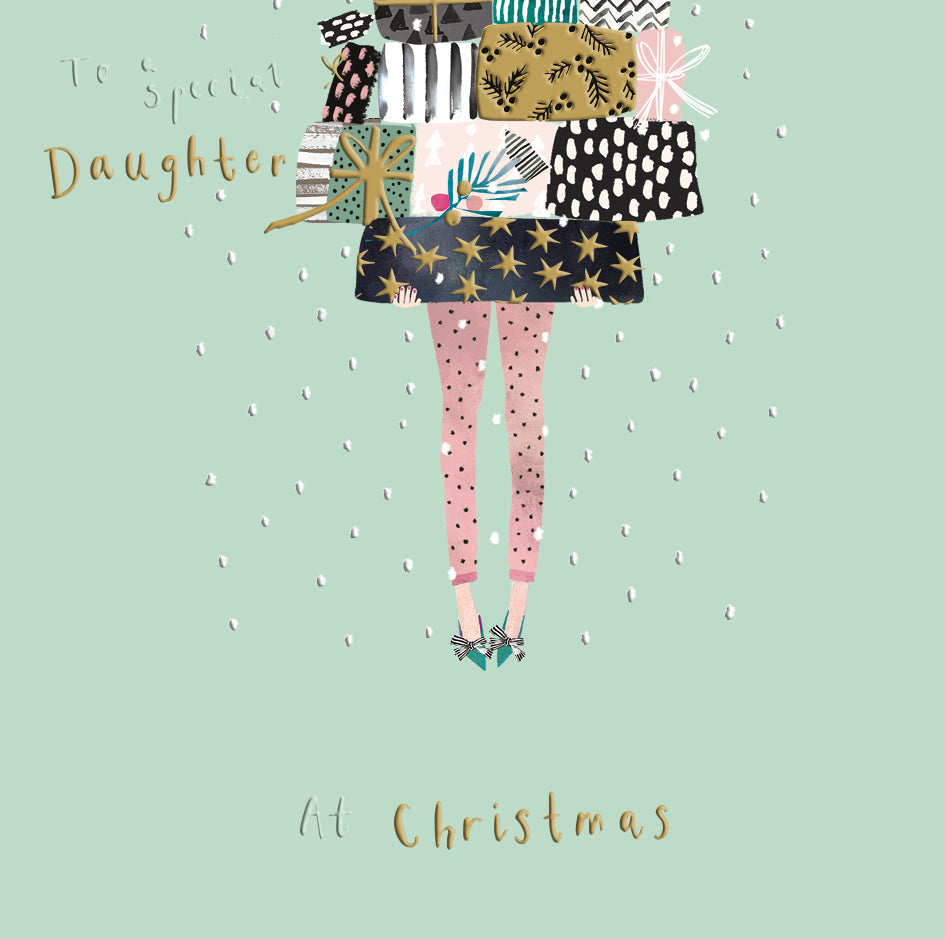 To A Special Daughter Curious Inksmith Christmas Card