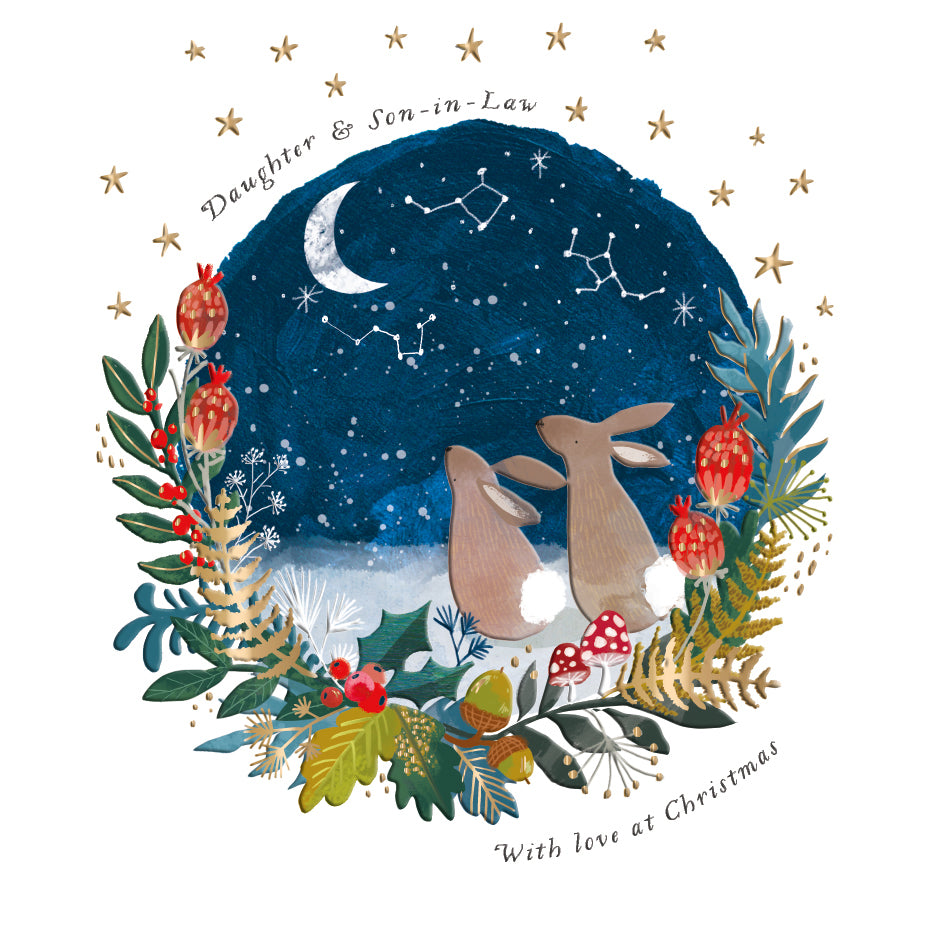 Daughter & Son-In-Law Curious Inksmith Christmas Card