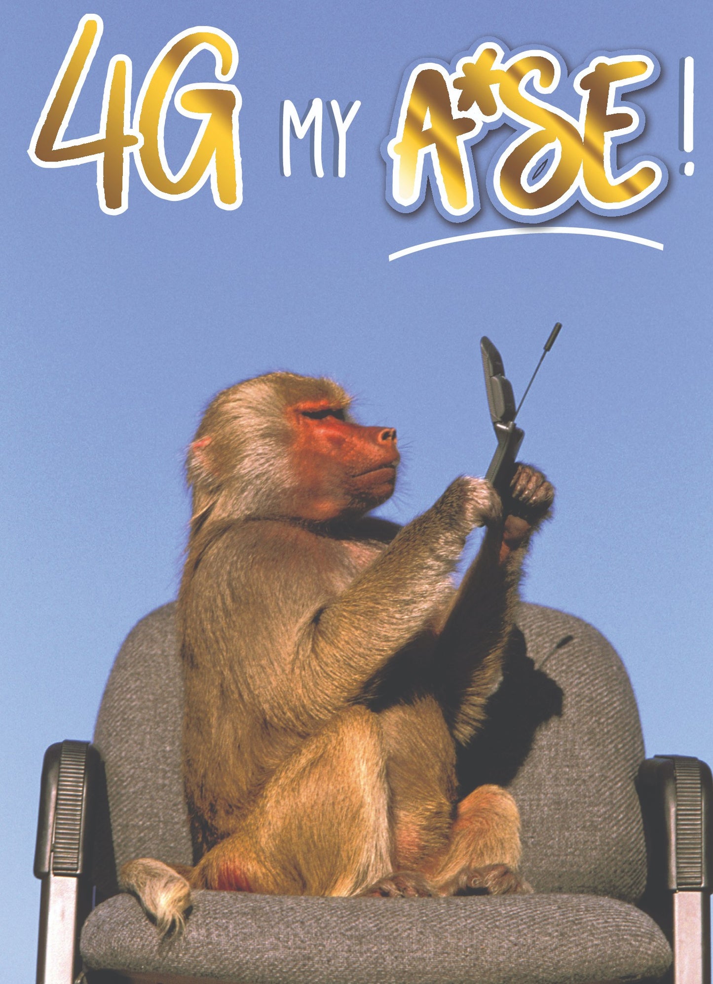 4G Problems Photo Birthday Greeting Card