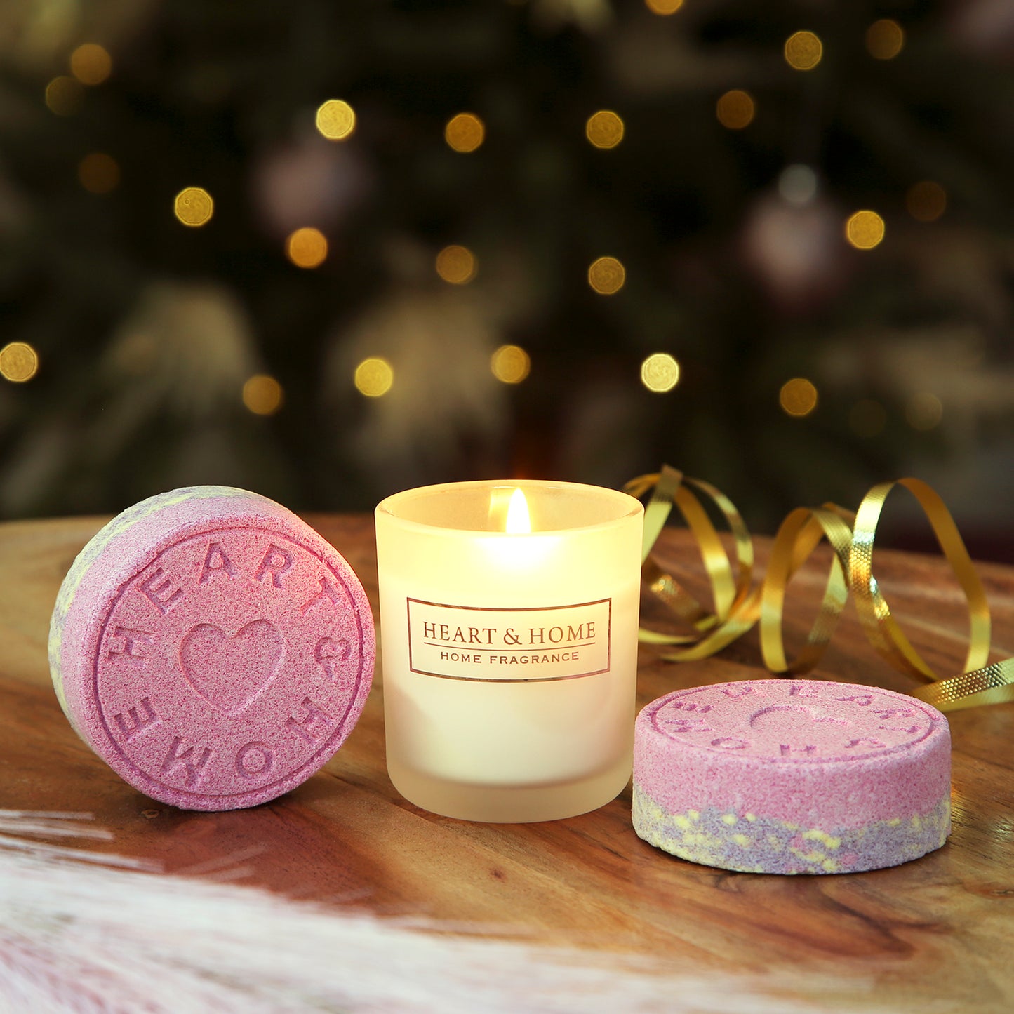 Heart & Home Guardian Angel Candle & Bath Bomb Gift Set In Gift Box