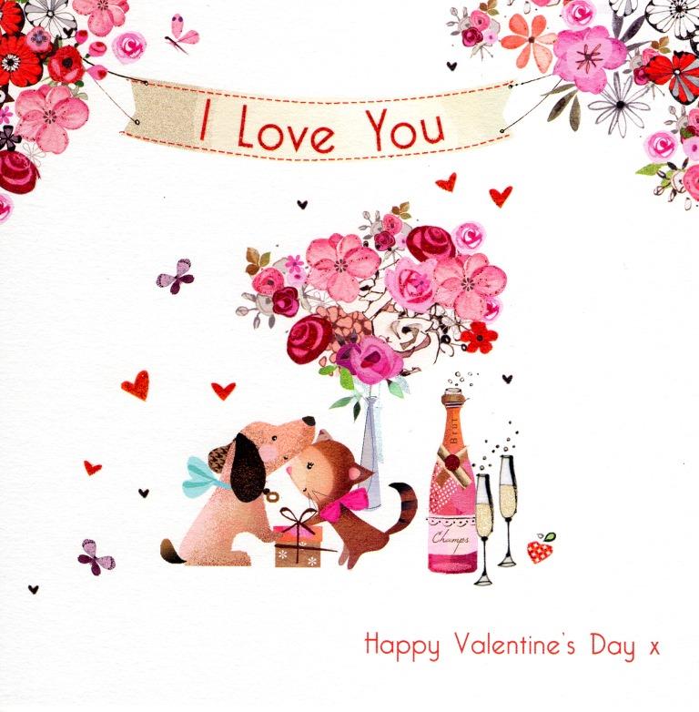 I Love You Happy Valentine's Day Card
