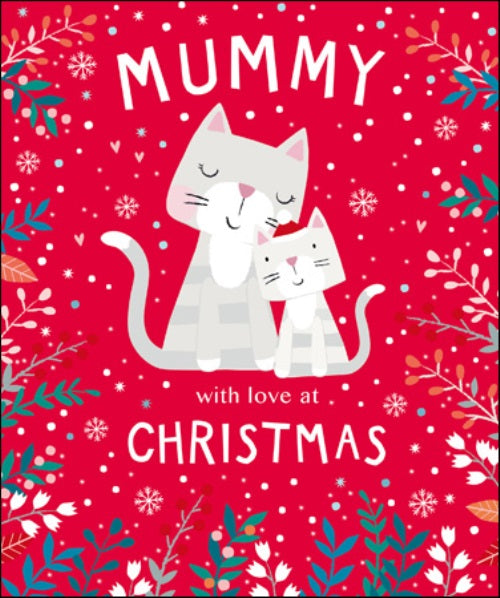 Mummy Cute Tiger Tail Christmas Greeting Card