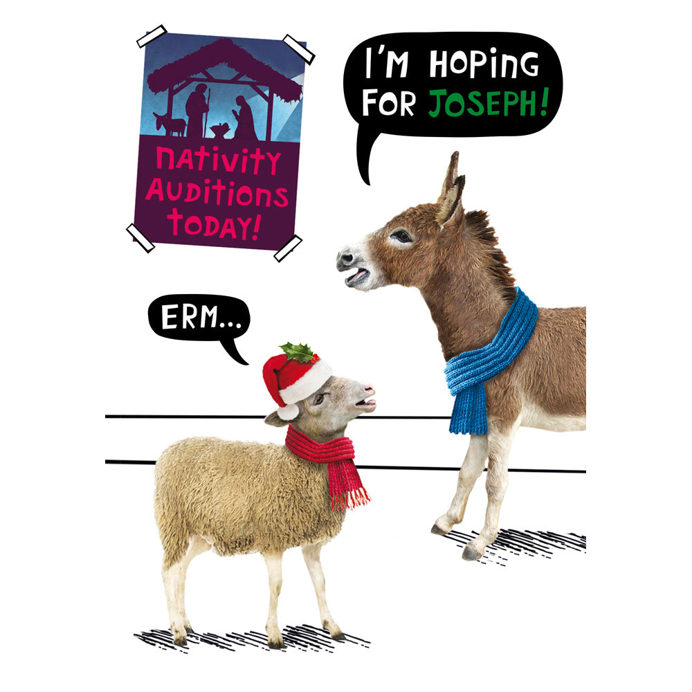 I'm Hoping For Joseph! Funny Crackerjack Christmas Card