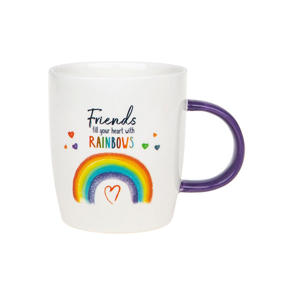 Friends Fill Your Life With Rainbows Rainbow Mug In A Gift Box