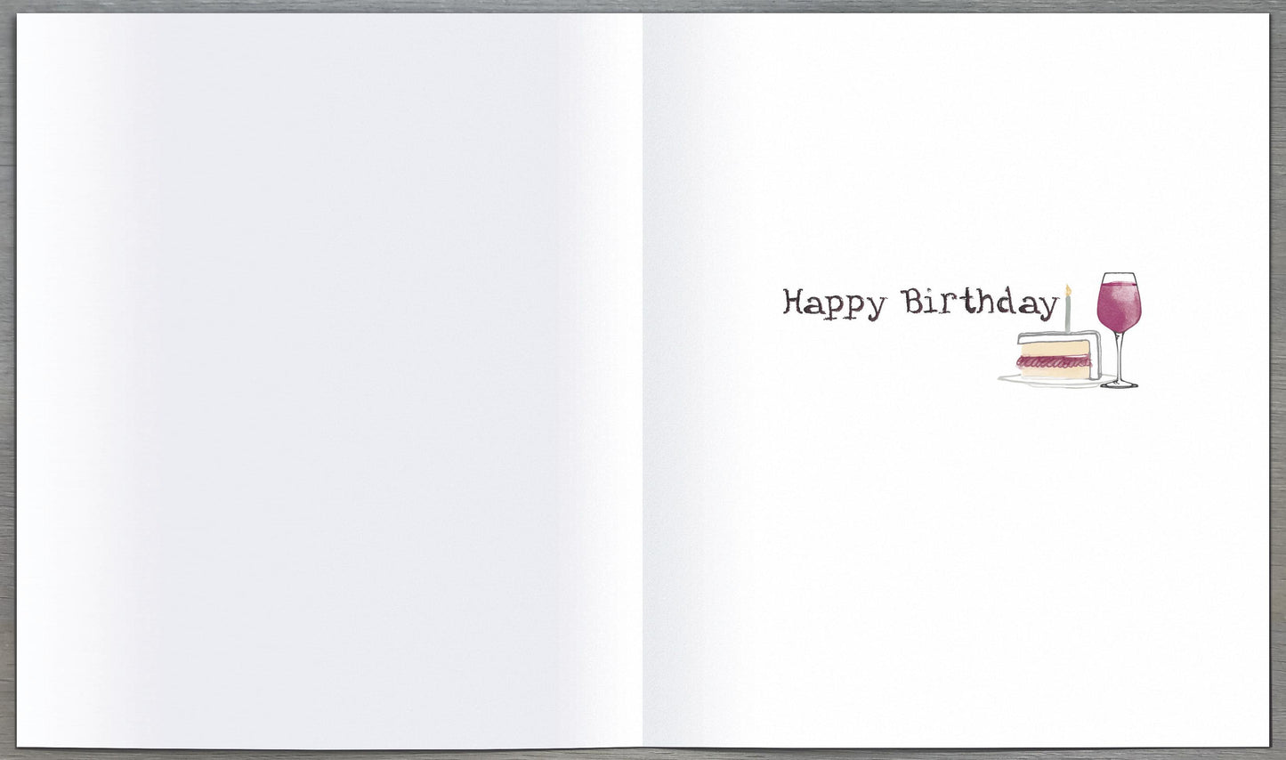 Wine Buff The Posh Way To Get Sozzled Birthday Greeting Card