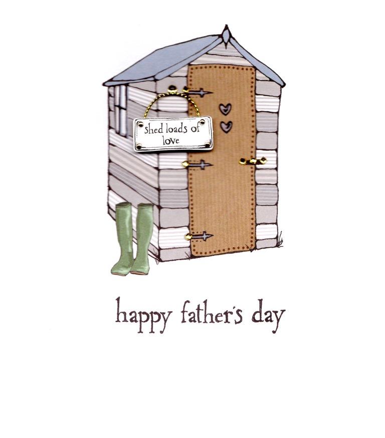 Shed Loads Of Love Happy Father's Day Card