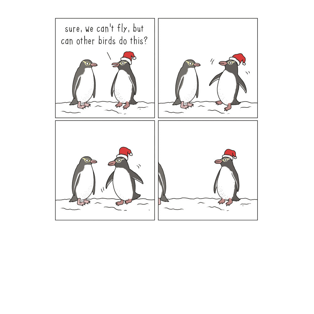 Can Other Birds Do This? Funny They Can Talk Christmas Card