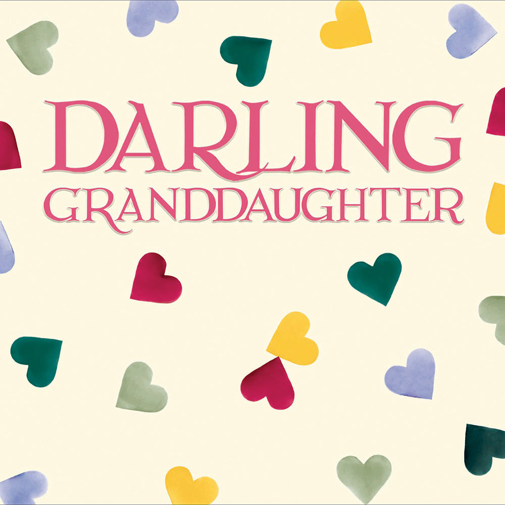 Darling Granddaughter Emma Bridgewater Birthday Greeting Card