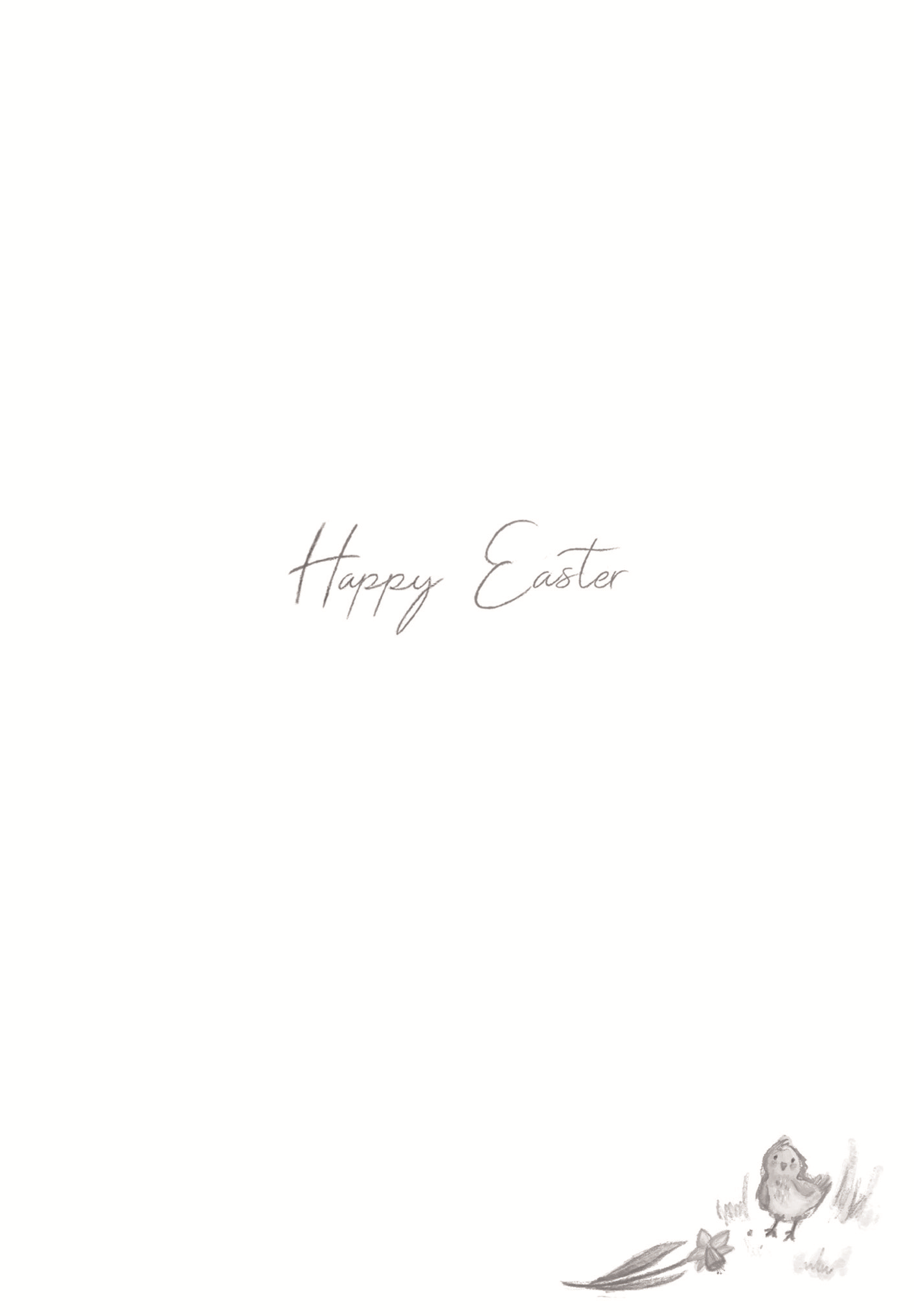 Easter Wishes Cute Chicks & Wellies Easter Card