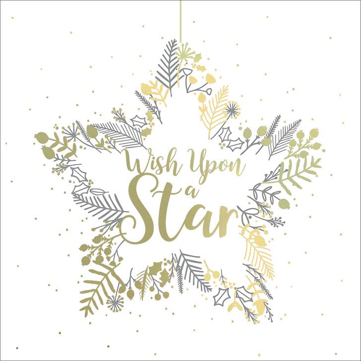 Pack of 8 Wish Upon A Star RSPCA Charity Christmas Cards