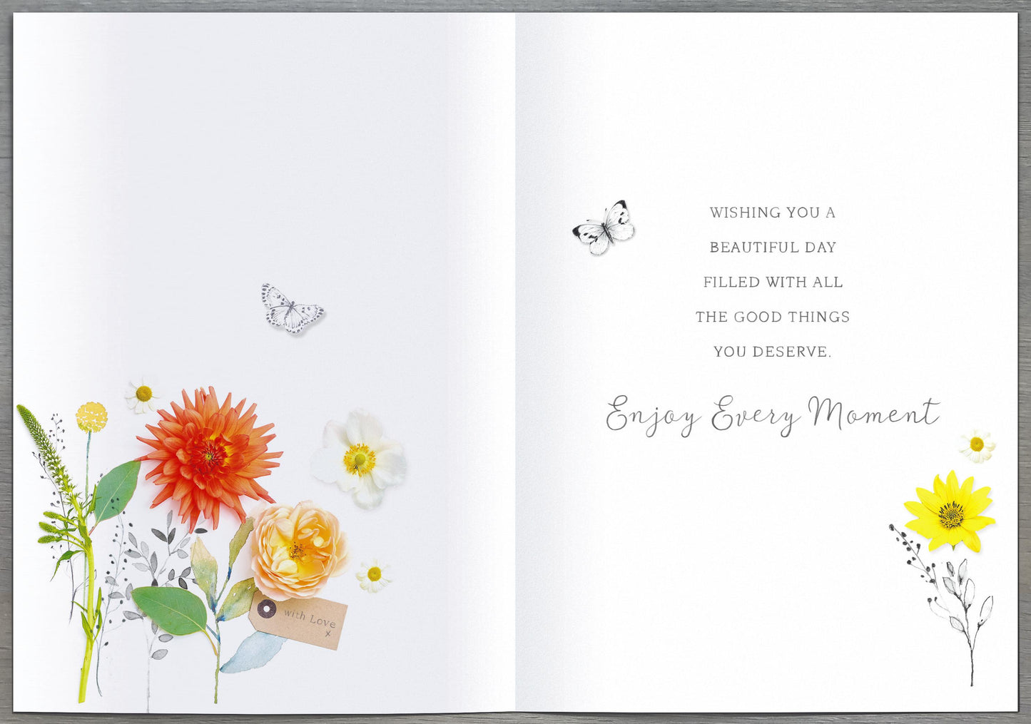 On Your Birthday Floral Birthday Greeting Card