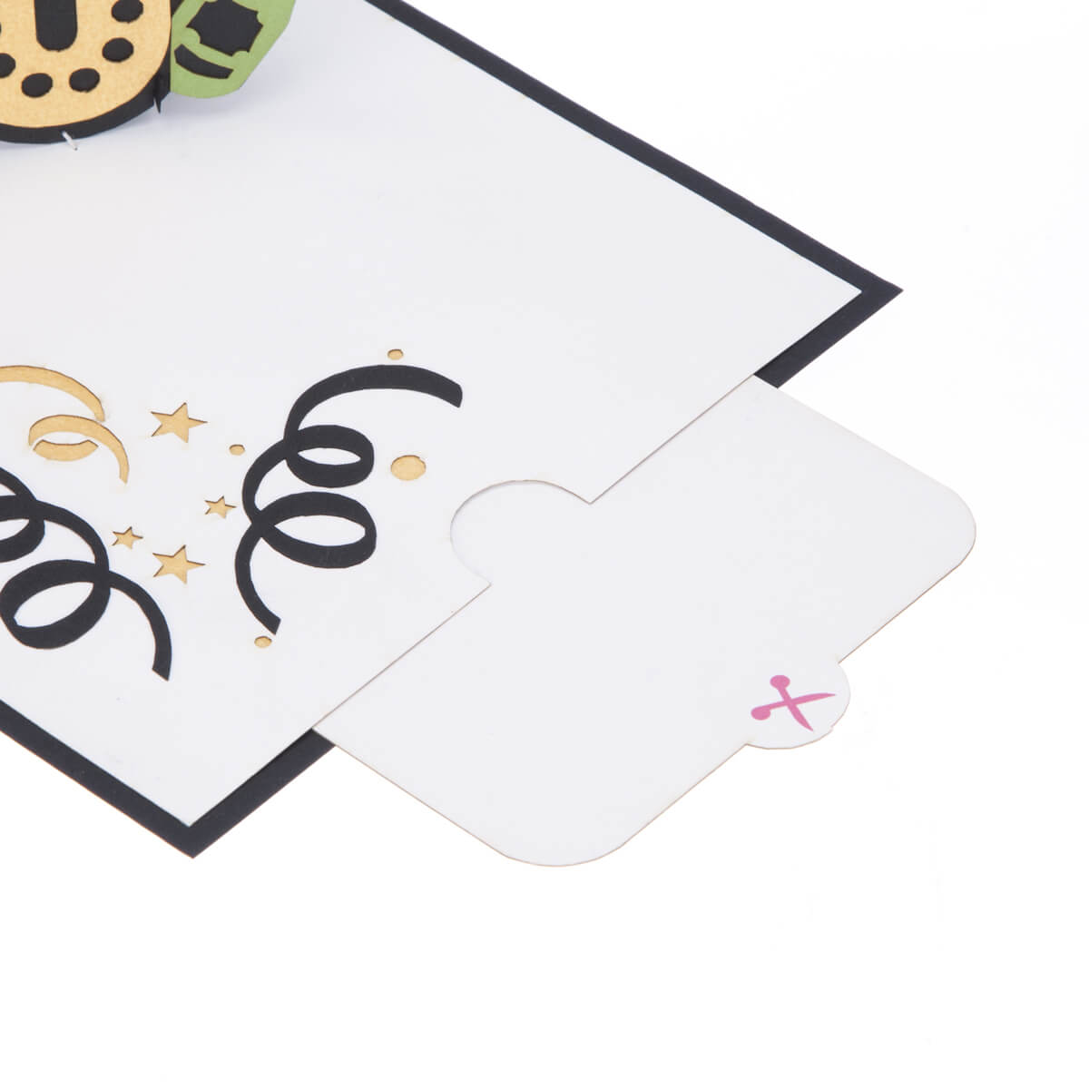 Super At 60 Pop-Up Birthday Greeting Card Blank Inside