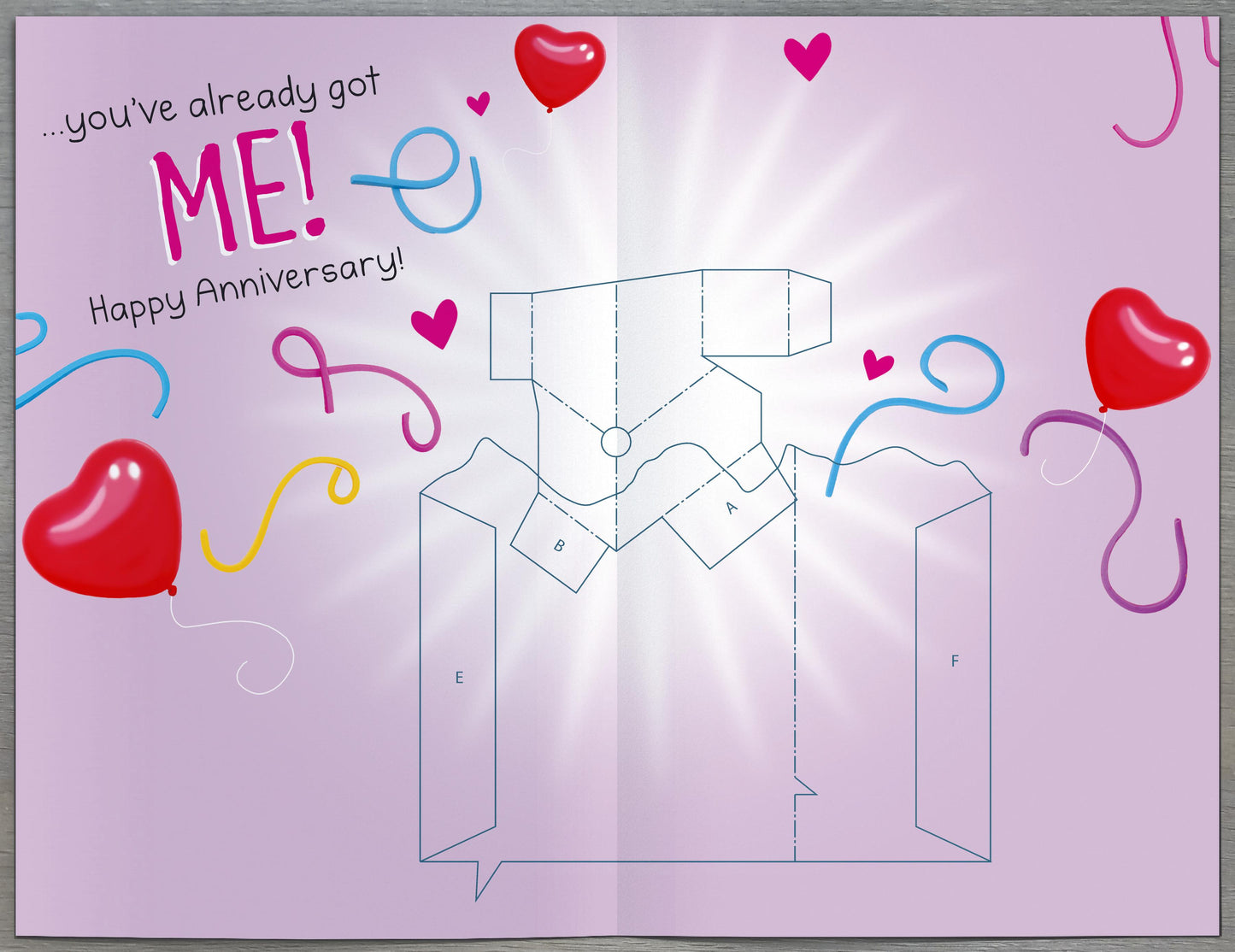 Our Anniversary What To Get You Pop Up Funny Greeting Card