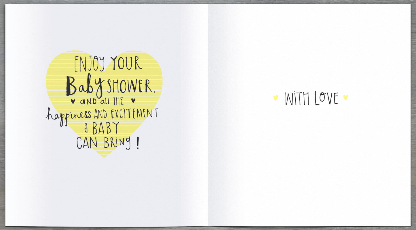 It's Baby Shower Time! Enjoy New Baby Greeting Card