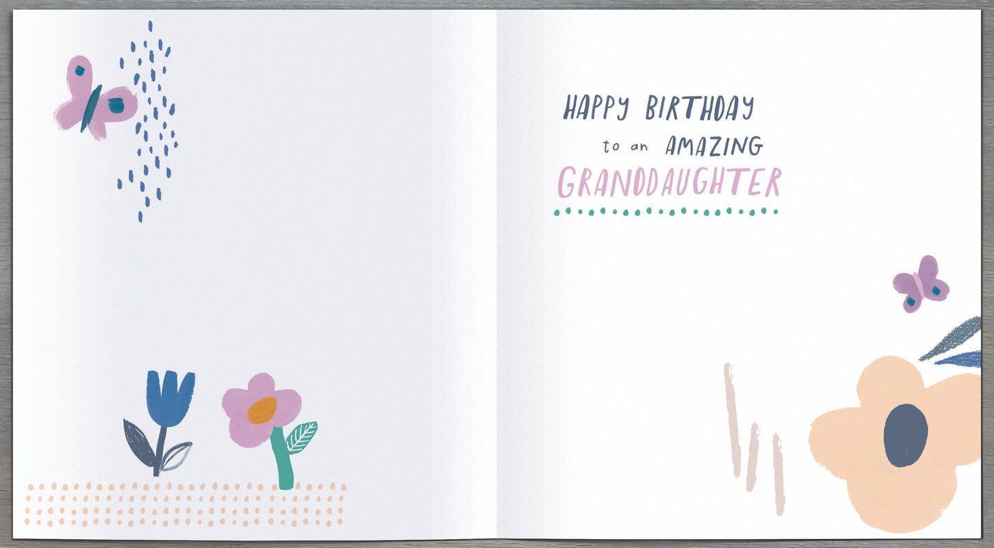 Granddaughter You're Loved Birthday Greeting Card