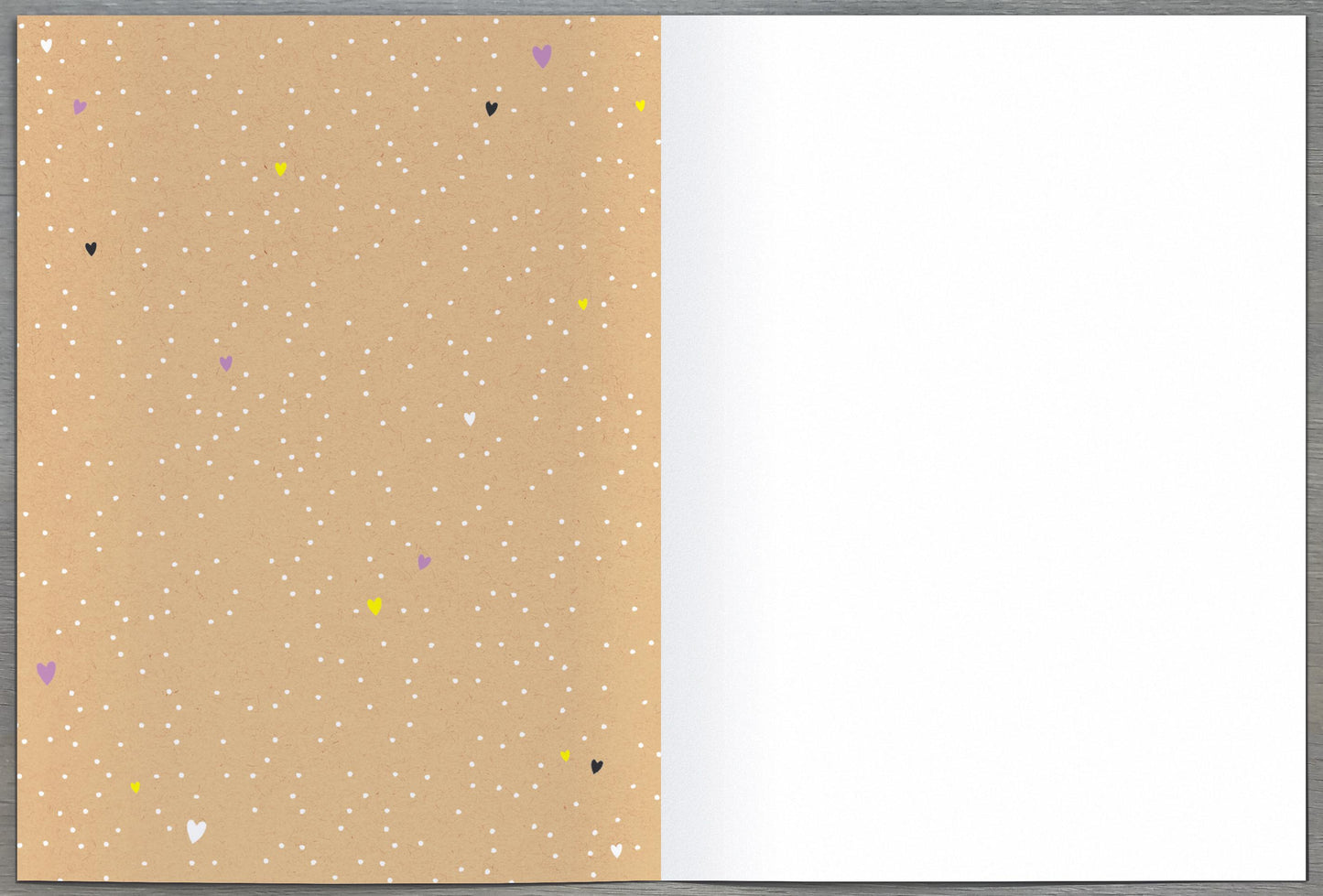 A Little Paper Hug From Me To You Greeting Card Blank Inside