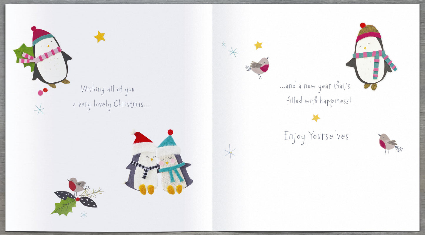 All Of You Button Box Special Christmas Greeting Card
