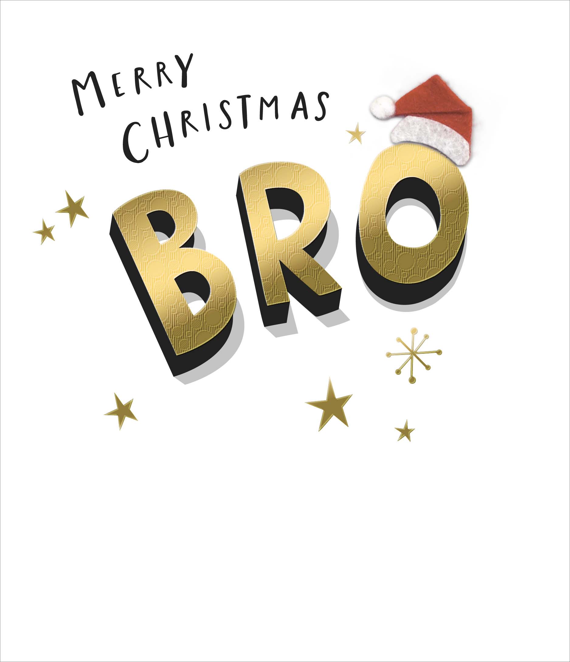 Merry Christmas Bro Special Christmas Greeting Card – Love Kate's