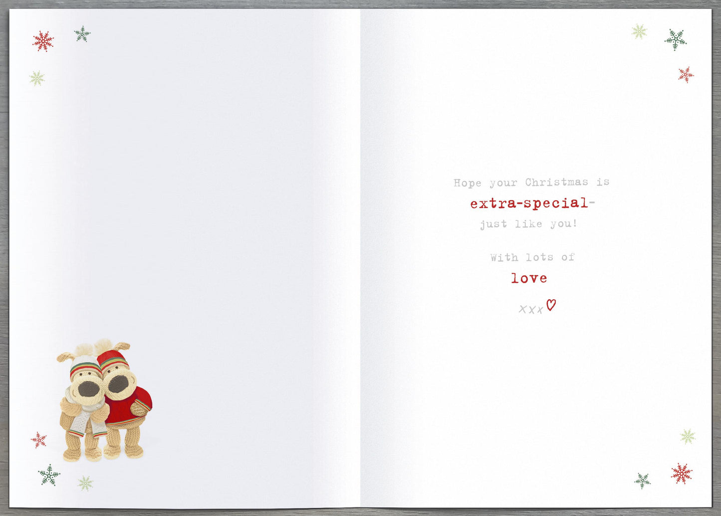 Boofle Wonderful Granny & Grandad Christmas Greeting Card