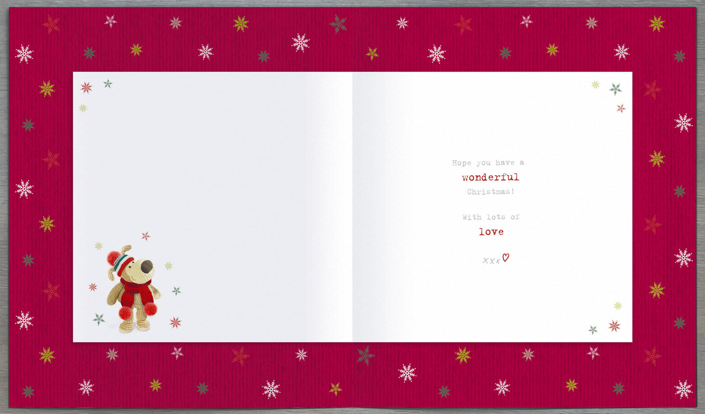 Boofle For A Very Special Godfather Christmas Greeting Card