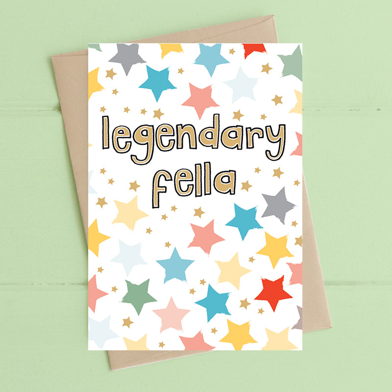 Legendary Fella Greeting Card